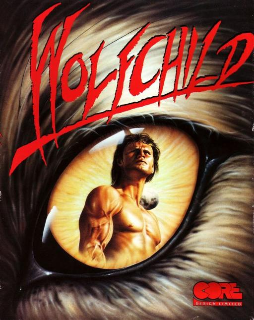 Wolfchild box art for Amiga